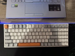 Бездротова (Bluetooth та 2.4G) механічна клавіатура з HOT-SWAP Machenike K500W 94Key, BLUE SWITCH, EN/UKR, RGB (K500W-94BL) фото від покупців 1