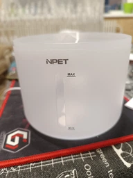 Фонтан-поилка для кошек и собак NPET WF100 1.6L с фильтром, Белый (091-WHITE) фото от покупателей 10