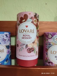 Чай Ловаре тубус Ягiдний джем Lovare Berry Jam 80 гр фото від покупців 2