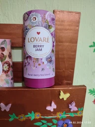 Чай Ловаре тубус Ягiдний джем Lovare Berry Jam 80 гр