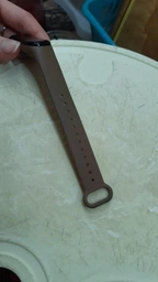 Силиконовый ремешок MRK для фитнес браслета Xiaomi Mi Band 4/3 Коричневый (1) с металлической кнопкой (mrk21042050) фото от покупателей 16