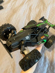 Високошвидкісна машинка Баггі на радіокеруванні HotDeer Power Gale Pro 2wd Buggy 15+ км/год / Зелений