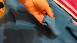 Женское платье в спортивном стиле Fashion теплое 42/44 морская волна фото от покупателей 1