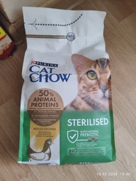Сухий корм для дорослих стерилізованих котів Purina Cat Chow Sterilised із куркою 1.5 кг фото от покупателей 6