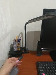 Настольная лампа светодиодная гибкая LED на прищепке юсб Beluck BL-01 USB лед лампа прищепка от блочка и павербанка кабель черная (BLK01Black) фото от покупателей 12