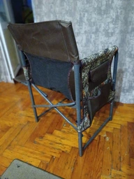 Складной стул туристический для кемпинга, рыбалки, дачи, сада и отдыха до 110 кг Vitan "Режиссер с мягкой полкой Эконом" d25 мм Оксфорд хаки (2010067) фото от покупателей 2