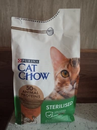 Сухой корм для кошек Purina Cat Chow Sterilised с индейкой 1.5 кг (7613287329516) фото от покупателей 11