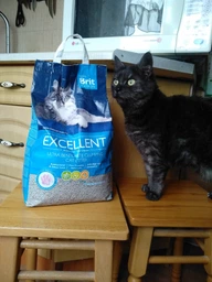 Бентонітовий наповнювач для котячого туалету Brit Fresh Excellent 10 кг фото від покупців 5
