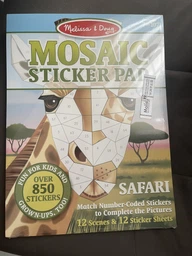 Пазлы из наклеек Melissa & Doug «Сафари» 12 страниц А4 MD30160 фото от покупателей 3
