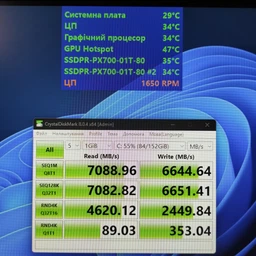Накопичувач SSD 2TB Goodram PX700 M.2 2280 PCIe 4.0 x4 NVMe 3D NAND (SSDPR-PX700-02T-80) фото від покупців 14