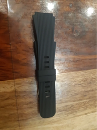Силіконовий ремінець Watchbands для Samsung Galaxy Gear S3 / Samsung Galaxy Watch 46mm - чорний (WB001GALAXYBLACK20)