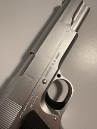 Детский страйкбольный пистолет Desert Eagle 22 см, металлический на пластиковых пульках UKC 1911A Металл