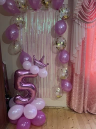 Повітряні кулі "Pink and Gold", Італія, (18шт.), якісний матеріал