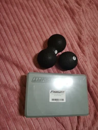 Масажний м'ячик подвійний EasyFit EPP DuoBall 16x8 см фото від покупців 5
