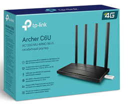 Маршрутизатор TP-LINK Archer C6U WiFi5 / AC1200 / 1 Гбит/с / USB 2.0 / Поддержка технологии MESH фото от покупателей 4