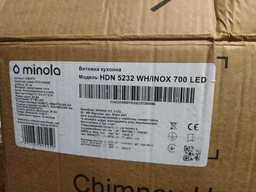 Витяжка кухонна Minola HDN 5232 BL/INOX 700 LED фото від покупців 10