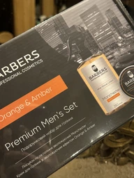 Подарочный набор для бритья Barbers Orange & Amber Крем для бритья с увлажняющим эффектом Orange-Amber 100 мл + Увлажняющий лосьон после бритья Manchester 250 мл (4823109407916) фото от покупателей 1