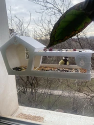 Кормушка для птиц на окно House_for_birds "Домик белый" фото от покупателей 18