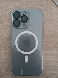 Протиударний чохол для iPhone 15 Pro Max з Magsafe IPAKY Comely Series Прозорий фото від покупців 6