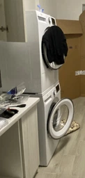 Стиральная машина Beko B3WFU 5723 W, фронтальная, узкая, 49 см, 7 кг, 1200 об/мин, C/A/B, 15 программ, инвертор, пар, дисплей, белый с белым люком фото от покупателей 8