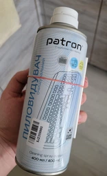 Очистительный сжатый воздух Patron для оргтехники спрей 400 мл (F3-020) фото от покупателей 3