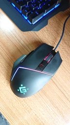 Мишка Defender (52880) Warfame GM-880L RGB, 8 кнопок,12800 dpi фото від покупців 3