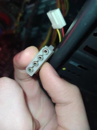 Кабель-перехідник 8 pin - 2*Molex 4 pin 15см ATCOM для живлення відеокарти (8604)
