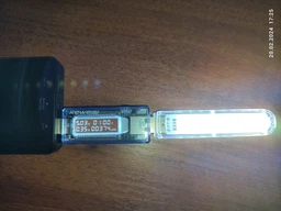 Мини фонарик на 8 светодиодов, USB лампа, LED светильник (белый свет) фото от покупателей 7