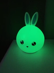 Детский силиконовый безопасный ночник ЗАЙЧИК Grant Rabbit Lamp, ночная LED лампа на аккумуляторе 5 цветов подсветки фото от покупателей 2