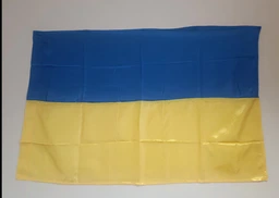 Прапор України державний, великий Smart, стрейч-атлас 90 х 141 см синьо-жовтий, кишеня під древко фото від покупців 15
