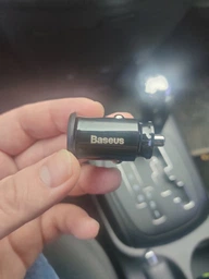 Зарядний пристрій в автомобіль Baseus Grain 3.1A 2USB Black (CCALL-ML01) фото від покупців 1