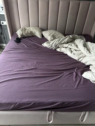 Простирадло на гумці Good-Dream microfiber Violet 120х200 (GDMVSHEETF120200) фото від покупців 6