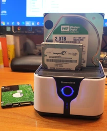 Док станція Blueendless HD05 для HDD SSD 2.5" 3.5" SATA III USB3.0 з функцією клонування фото від покупців 5