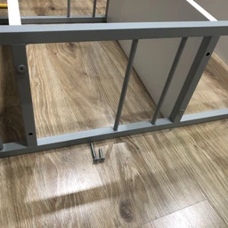 Етажерка 4/60 Ferrum-decor Серії Конект 120x60x28 сірий ДСП Дуб Артизан 16мм (XK00213) фото від покупців 5