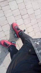 Ролики на пятку Flashing Roller черный