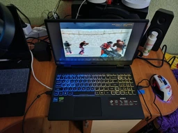 Ноутбук Acer Nitro 5 AN515-58-5895 (NH.QM0EU.00H) Obsidian Black / 15.6" IPS 144 Гц / Intel Core i5-12450H / RAM 16 ГБ / SSD 1 ТБ / RTX 4060, 8 ГБ / LAN / Зарядка по USB