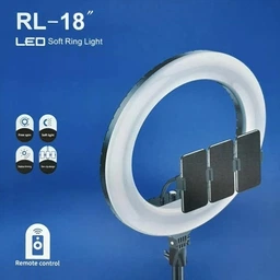 Кольцевая светодиодная LED лампа 45 см с пультом Набор для блогера 2 в 1 Селфи кольцо с штативом 2м фото от покупателей 10