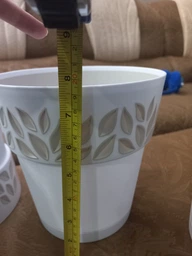 Вазон круглий Stefanplast Opera Cloe 15 х 15 х 15 см Графіт/світло-сірий (94003) фото от покупателей 14