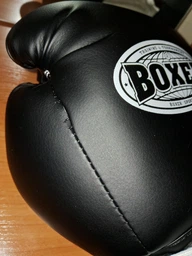 Перчатки боксерские Boxer 12 oz кожвинил 0.6 мм Черные (2024-01BLK) фото от покупателей 6