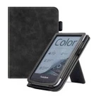 Чехол PocketBook 617 Ink Black черный с ремешком для руки и подставкой черный – обложка на Покетбук (7706797) фото от покупателей 1