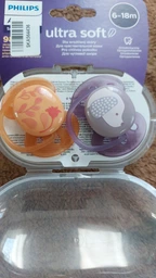 Пустышка ортодонтическая Philips AVENT Ultra Soft 6-18м 2 шт SCF091/18 (8720689016735) фото от покупателей 2