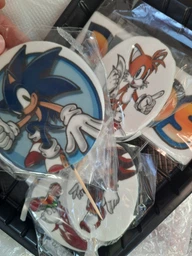 Набор украшений на торт декор из игры Соник Sonic для мальчиков