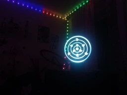3D нічник "Знак Риннеган Шарінган" 3DTOYSLAMP