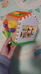 Іграшка-сортер "Smart house" Tigres 39763 21 шт. Різнокольоровий фото від покупців 4