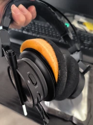 Тканевые амбушюры RZTK для Bluetooth-наушников MS300 Black фото от покупателей 15