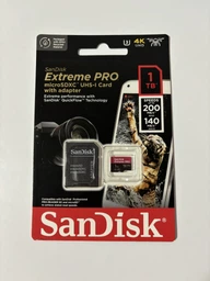 Карта памяти microSD 64Gb SanDisk Extreme Pro Class 10 UHS-I U3 V30 A2 + SD адаптер (SDSQXCU-064G-GN6MA) фото от покупателей 3