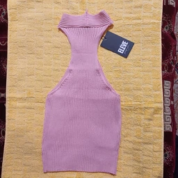 Женский трикотажный топ Eleve fashion розовый one size фото от покупателей 1