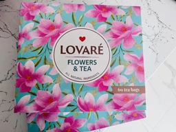Подарочная коллекция чая Lovare Flowers & Tea 12 видов по 5шт фото от покупателей 6