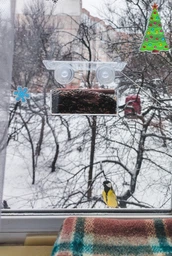 Кормушка для птиц на окно House_for_birds "Лоджия" фото от покупателей 16