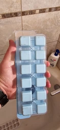 Пластикова форма для льоду Силіконове дно з кришкою на 12 осередків Dunya Plastic фото від покупців 2